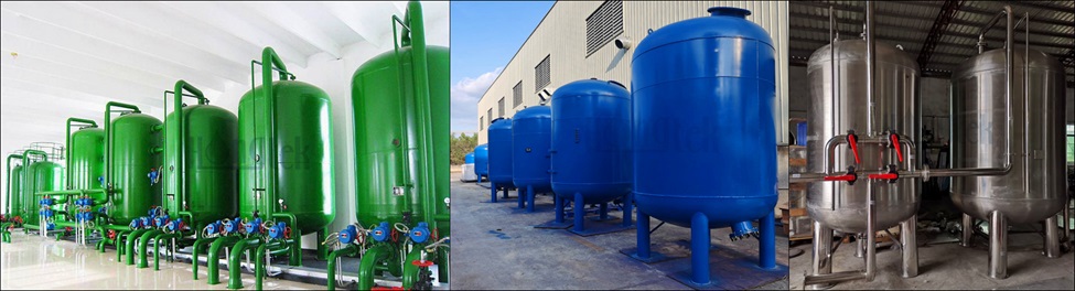 MFV Series Multi Media Water Filter Vessel for Industrial Water Treatment